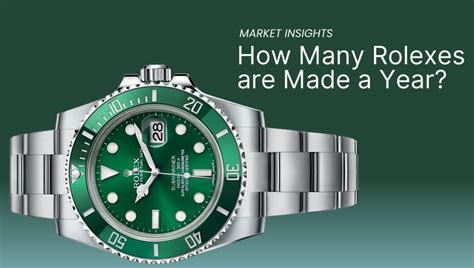 how many rolexes are made a year